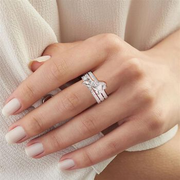 D'Joy 925 Silber Ring (Gr&ouml;&szlig;e 18.00) ca. 5,72g