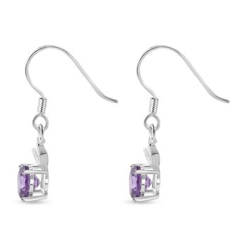 Amethyst kubische Zirkonia-Ohrringe - 6,90 ct.