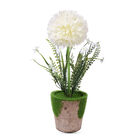 Blumentopf mit künstlicher Hortensie