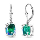 D’joy Pfau Quarz Triplette Ohrringe 925 Silber rhodiniert ca. 4.23 ct