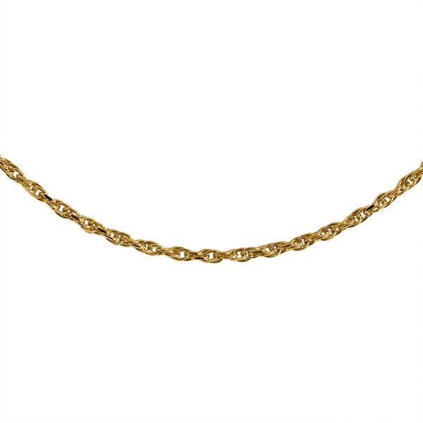 Seilkette 45 cm in vergoldetem 925 Silber image number 2