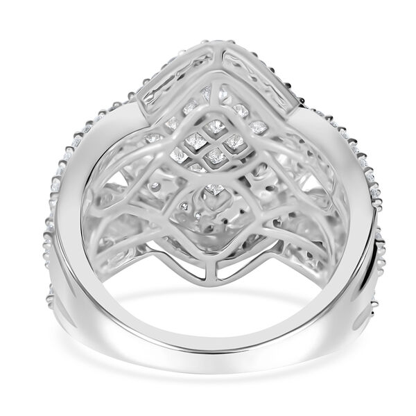 SGL zertifizierter GH I1-I2 Diamant-Ring in 585 Wei&szlig;gold- 2 ct. image number 5