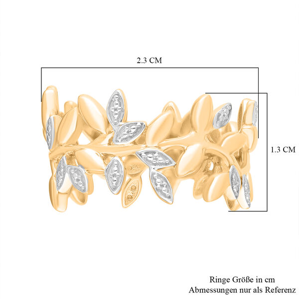 ALLORO Ring mit Diamantakzenten image number 7