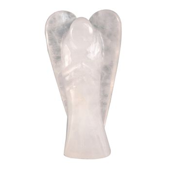 The 5th Season - Engelsfigur aus echtem Edelstein in Geschenkverpackung, Rosenquarz