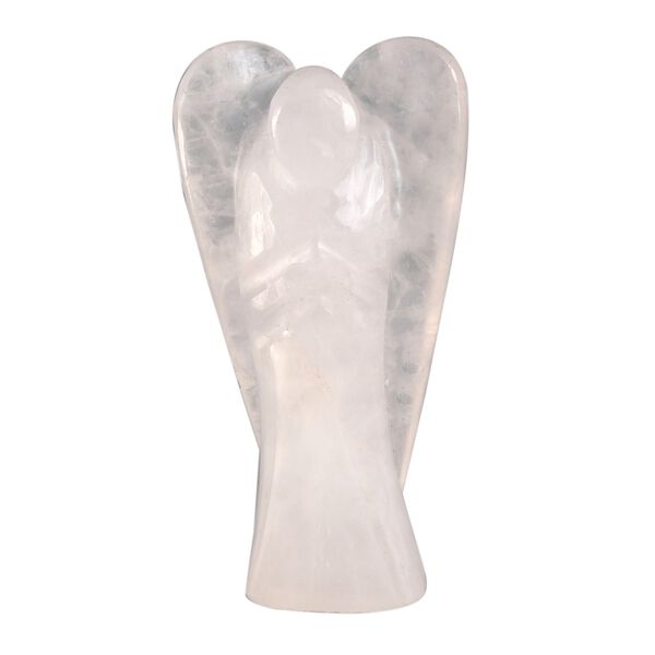 The 5th Season - Engelsfigur aus echtem Edelstein in Geschenkverpackung, Rosenquarz