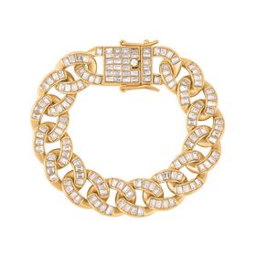 Weißes Kristall-Armband ca. 18.5 cm