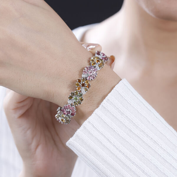 AA Multi-Turmalin und Zirkon Armband image number 7