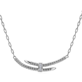 LUXURIANT DIAMOND - Lab Grown Diamant SI-GH Halskette ca. 50 cm 925 Silber ca. 0,13 ct.
