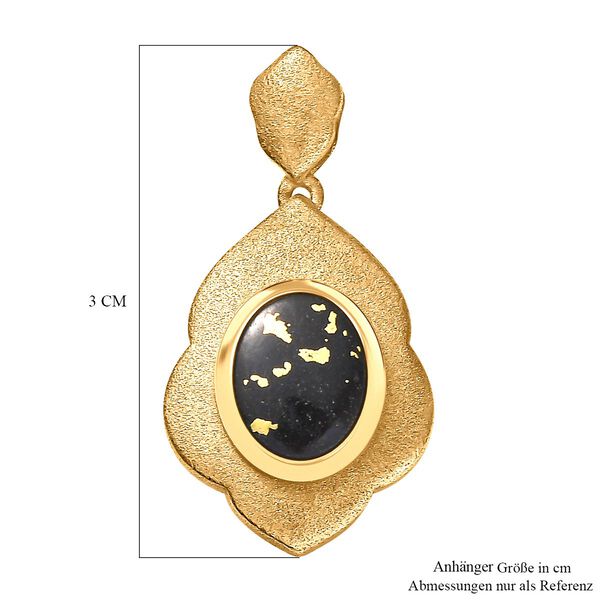 Goldenite Anh&auml;nger 925 Silber 750 Gelbgold Vermeil ca. 1,75 ct. image number 6