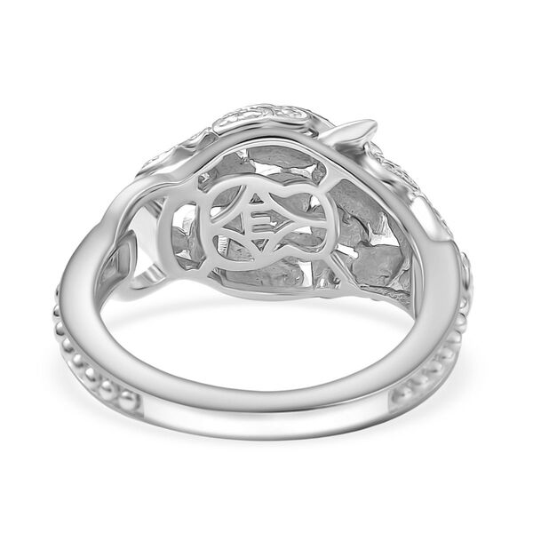 EverTrue Ring mit Zirkon-Akzenten in Silberton image number 5