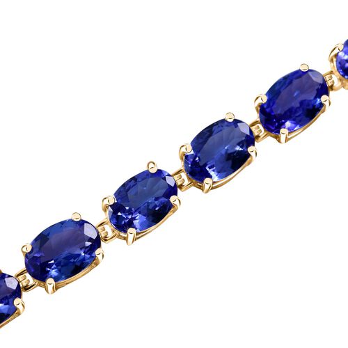 AAA Tansanit Armband in 585 Gold image number 1