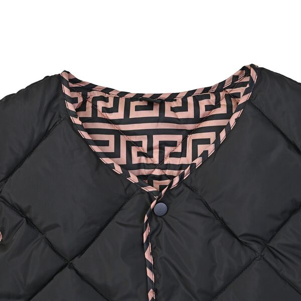 LA MAREY ultraleichte Weste aus 100% Entendaunen, Schwarz image number 3