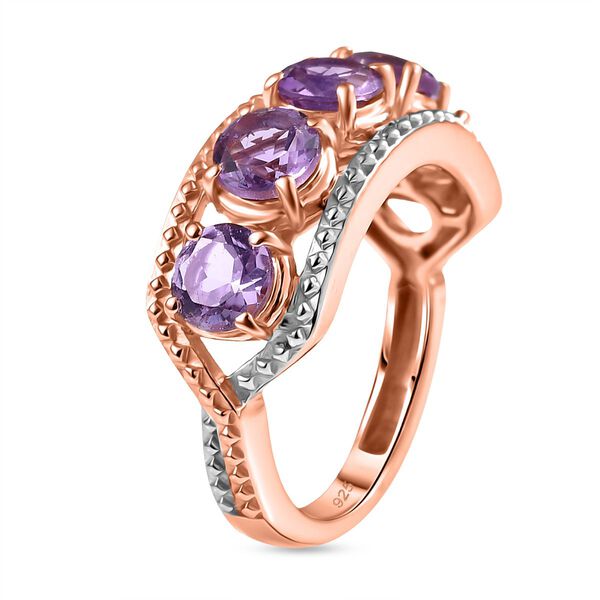 AA Rose De France Amethyst Ring 925 Silber PE und VR (Gr&ouml;&szlig;e 20.00) ca. 2,25 ct image number 5