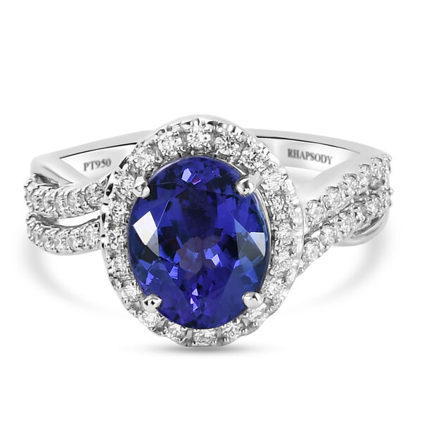 RHAPSODY AAAA Tansanit und VS EF Diamant-Ring - 2,95 ct.