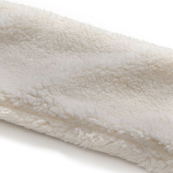 Kuschelige 3-in-1 Sherpa M&uuml;tze, Schal und Handw&auml;rmer, Wei&szlig; image number 2