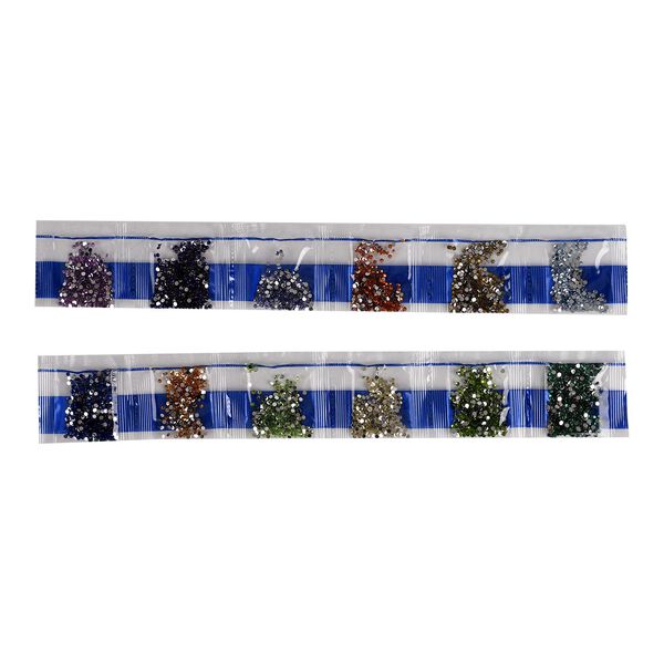 DIY Diamond Painting Leinwand, Mandala-Tiger, mehrfarbig mit Glitzerakzenten, 29x29cm image number 8