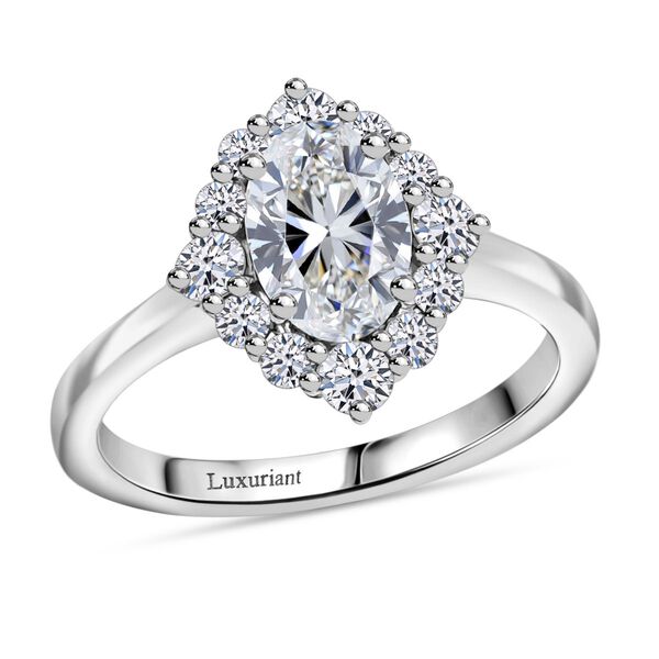 LUXURIANT VS Labor Diamant Ring in 950 Platin - 1,50 ct. image number 3