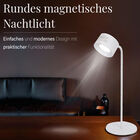 Kabellose LED-Wandleuchte, 3 LED Stufen, Dimbar, Touch-System, Wand-Buch-Tisch Lampe mit Magnet