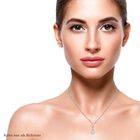 Natürlicher, äthiopischer Opal und Zirkon-Anhänger in Silber image number 1