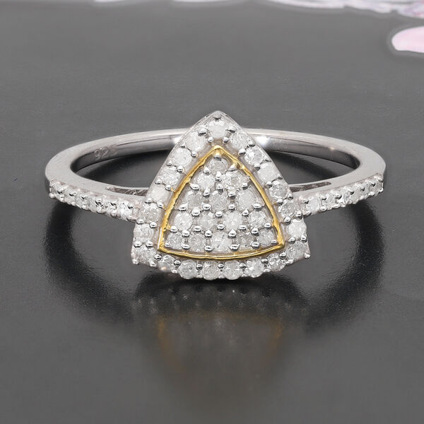 Dreieck Diamant Ring - 0,50 ct. image number 1