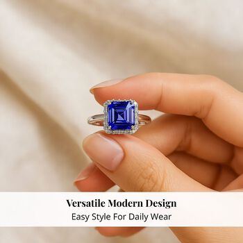 RHAPSODY AAAA Tansanit und Diamant Ring in 950 Platin - 2,56 ct.