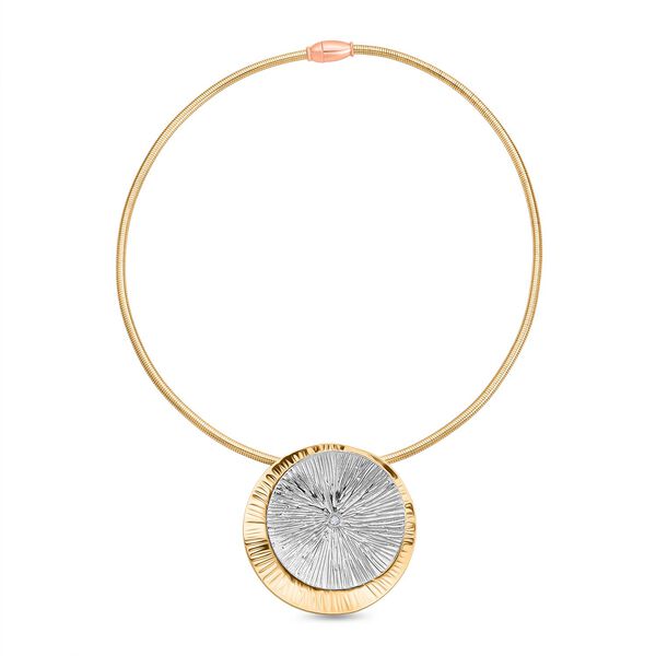 Bicolor Halskette ca. 48 cm ca. 38,40g