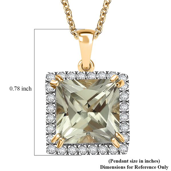 LUXORO AAA Turkizit, Wei&szlig;er Diamant Schmuckset ca. 50 cm 585 Gold ca. 4.35 ct image number 5