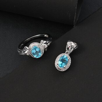 Lagunen Apatit Schmuckset - 1,58 ct.