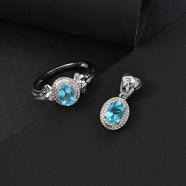 Lagunen Apatit Schmuckset - 1,58 ct. image number 2