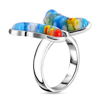 Schmetterlingsring im Murano-Stil