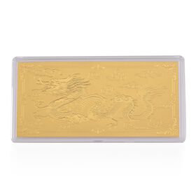 Barren mit Drachenmotiv in 999 Gold