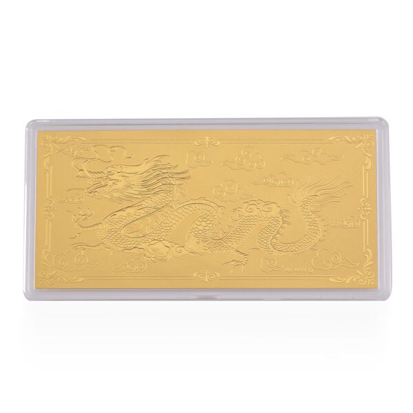 Barren mit Drachenmotiv in 999 Gold