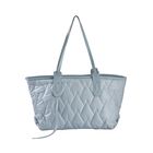 Geräumige & leichte Tote Bag mit Schultergurt, 56x30x16cm, Blau