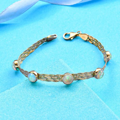 AA natürliches, äthiopisches Welo Opal Armband, 19 cm - 8,15 ct. image number 1