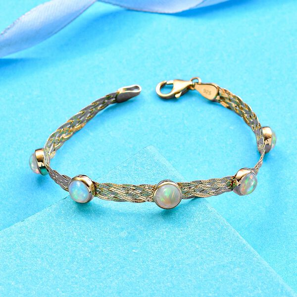AA natürliches, äthiopisches Welo Opal Armband, 19 cm - 8,15 ct. image number 1