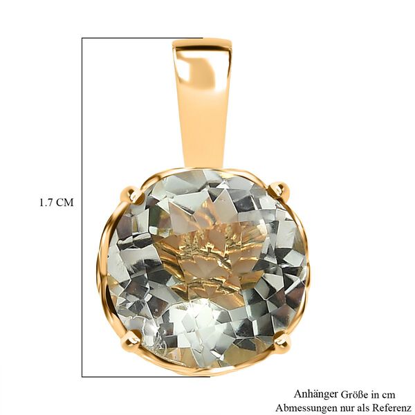 Prasiolith Anh&auml;nger - 3,41 ct. image number 6
