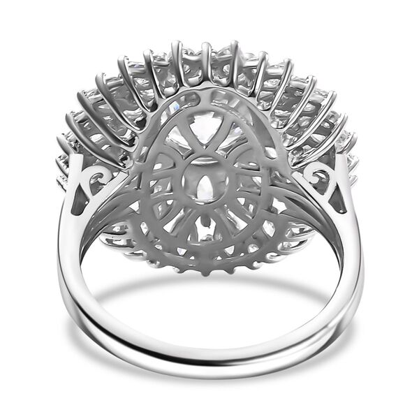 J Francis gefertigt mit SWAROVSKI- Wei&szlig;er Swarovski Zirkonia Anh&auml;nger image number 6