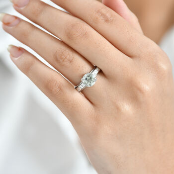 EverTrue AA Prasiolith Spinning Ring - 1,88 ct.