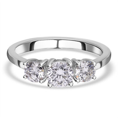 RHAPSODY IGI zertifizierter SI Labor Diamant Trilogie Ring- 1,50 ct.