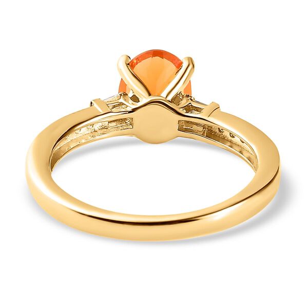 Salamanca Feueropal und Zirkon-Ring - 1,03 ct. image number 6