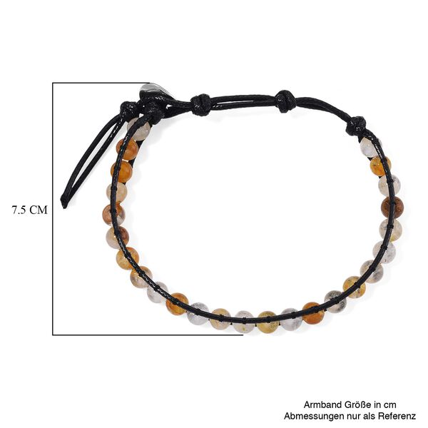 Flexibles mehrfarbiges H&auml;matoid-Quarz Armband - 35 ct. image number 5