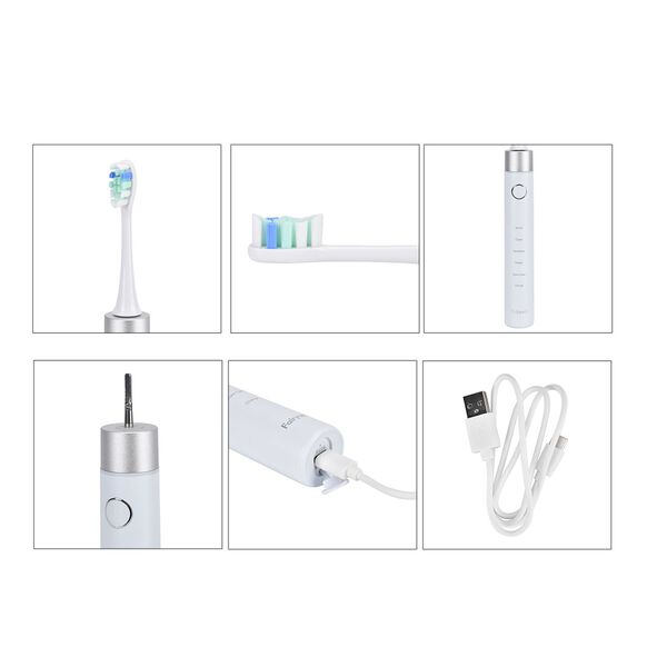 Fairywill- Elektrische Zahnbürste mit 8 Bürstenköpfen image number 7