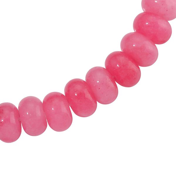 Rosa Quarzit 45+5cm Halskette und 17+5cm Armband image number 10