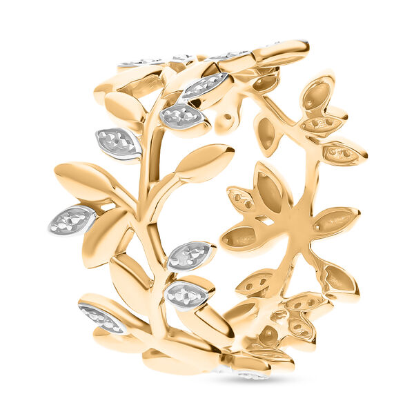 ALLORO Ring mit Diamantakzenten image number 4