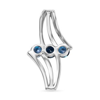 London Blautopas Anh&auml;nger - 0,98 ct.