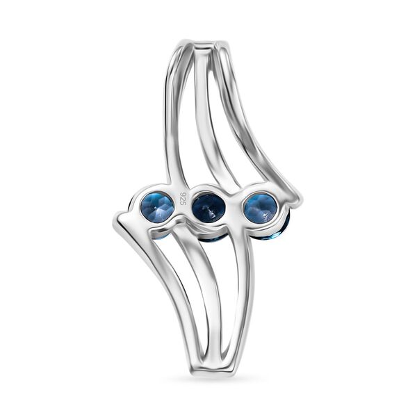 London Blautopas Anhänger - 0,98 ct. image number 4