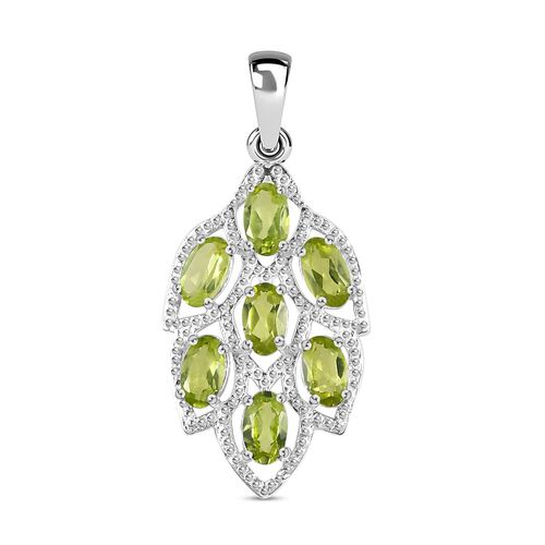 Peridot Anhänger, 925 Silber ca. 1.76 ct image number 0