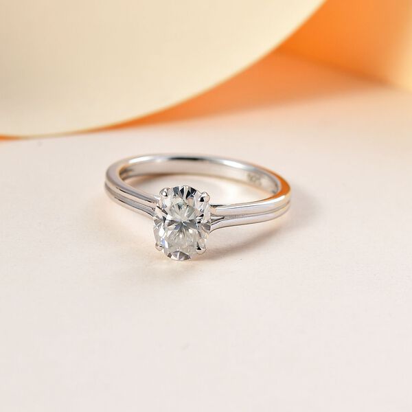 Moissanit Ring - 1,36 ct. image number 2