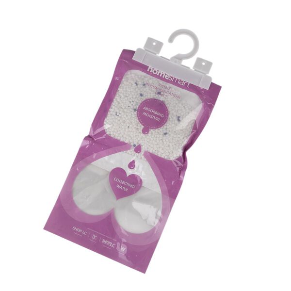 HOME SMART H&auml;ngender Luftentfeuchter Beutel, 10 St&uuml;ck, Lavendel, 30x16cm, Rosa image number 2