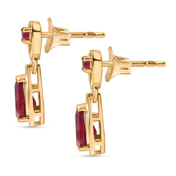 D'Joy afrikanische Rubin Ohrringe - 2,18 ct.